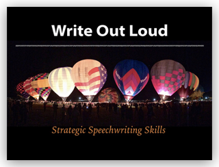 Write Out Loud: Strategic Speechwriting - 1 Day